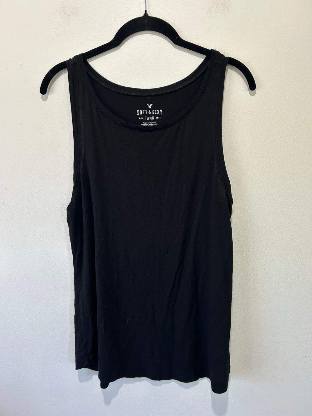 American Eagle Soft & Sexy Tank black womens M